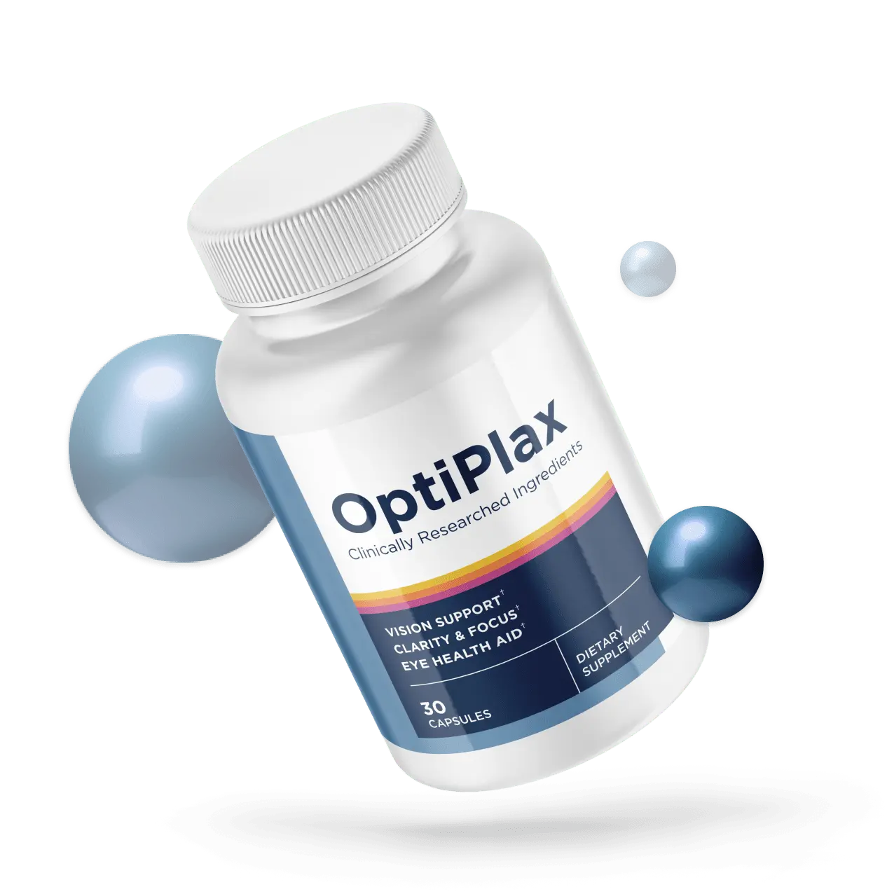 OptiPlax vision-support supplement bottle